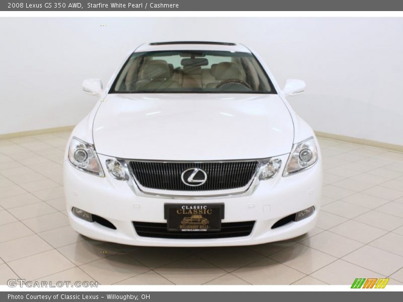Starfire White Pearl / Cashmere 2008 Lexus GS 350 AWD