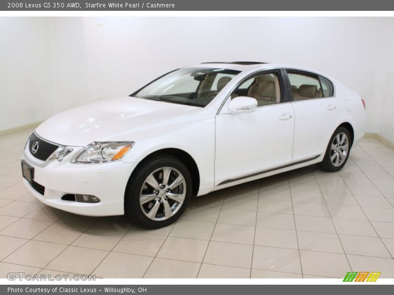Starfire White Pearl / Cashmere 2008 Lexus GS 350 AWD