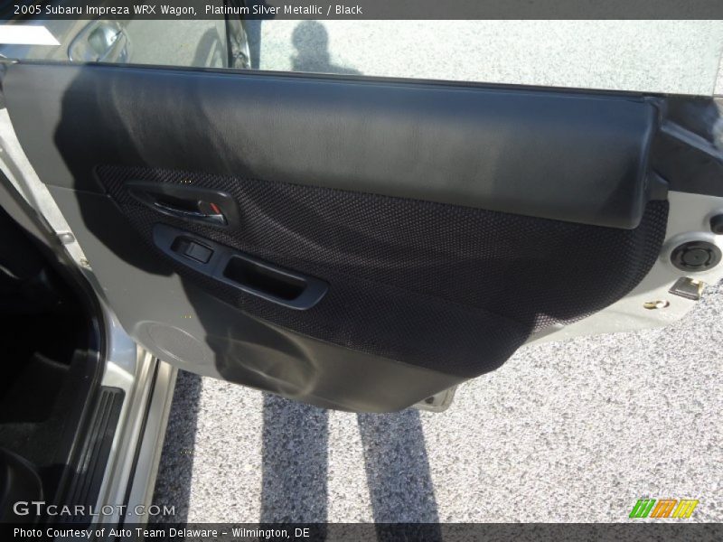 Platinum Silver Metallic / Black 2005 Subaru Impreza WRX Wagon
