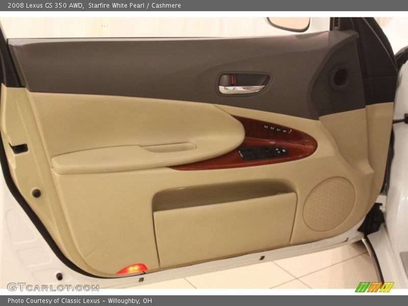 Starfire White Pearl / Cashmere 2008 Lexus GS 350 AWD