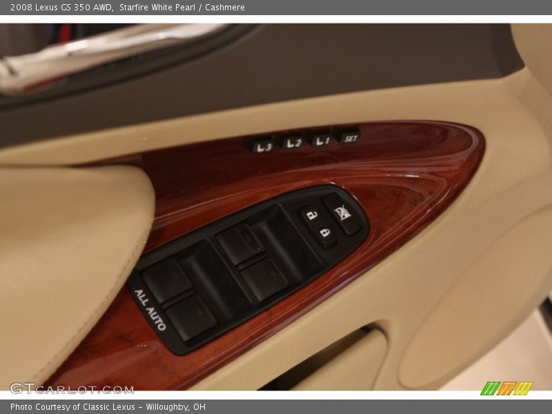 Starfire White Pearl / Cashmere 2008 Lexus GS 350 AWD