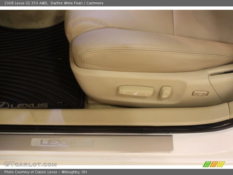Starfire White Pearl / Cashmere 2008 Lexus GS 350 AWD