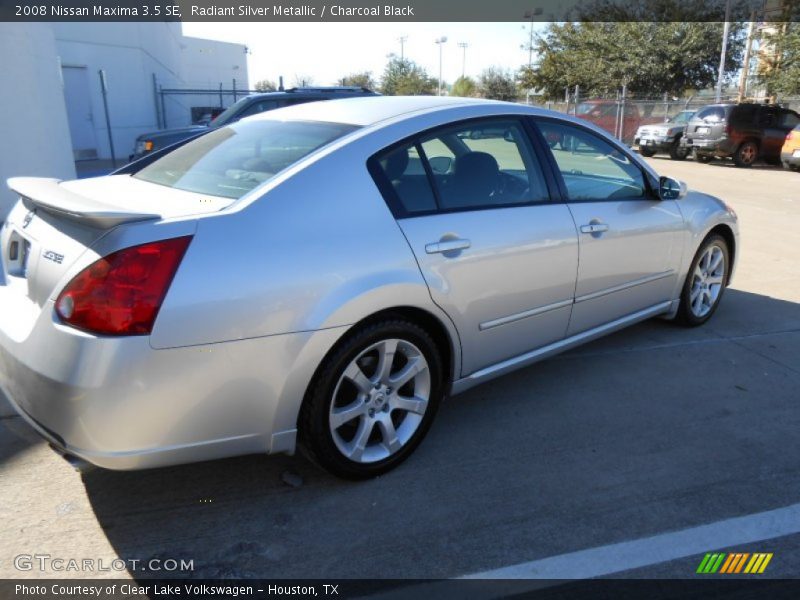 Radiant Silver Metallic / Charcoal Black 2008 Nissan Maxima 3.5 SE
