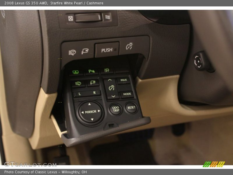 Starfire White Pearl / Cashmere 2008 Lexus GS 350 AWD