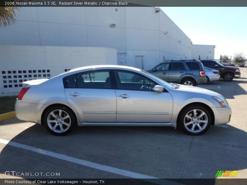 Radiant Silver Metallic / Charcoal Black 2008 Nissan Maxima 3.5 SE