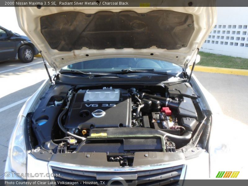 Radiant Silver Metallic / Charcoal Black 2008 Nissan Maxima 3.5 SE