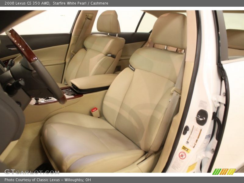 Starfire White Pearl / Cashmere 2008 Lexus GS 350 AWD