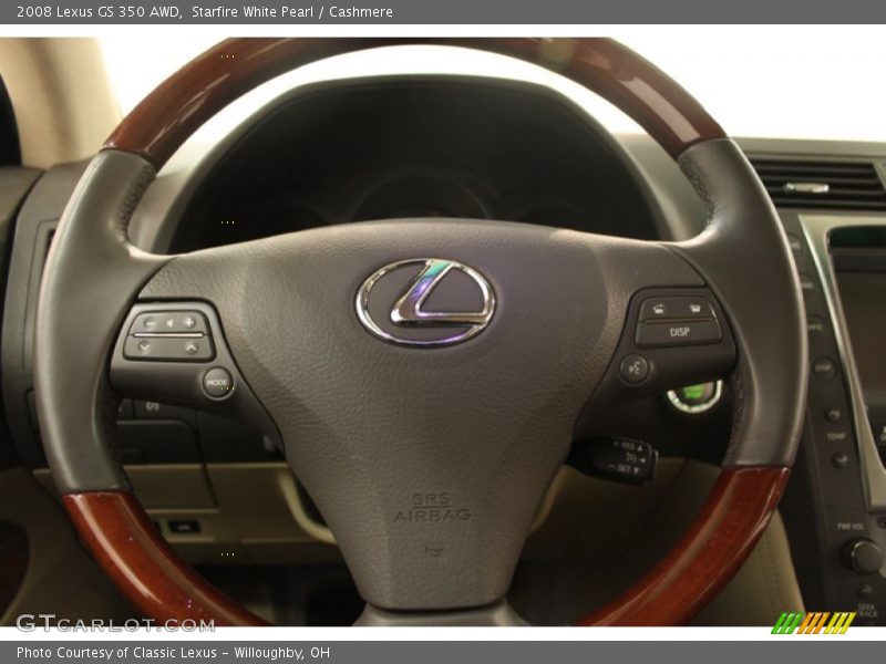 Starfire White Pearl / Cashmere 2008 Lexus GS 350 AWD