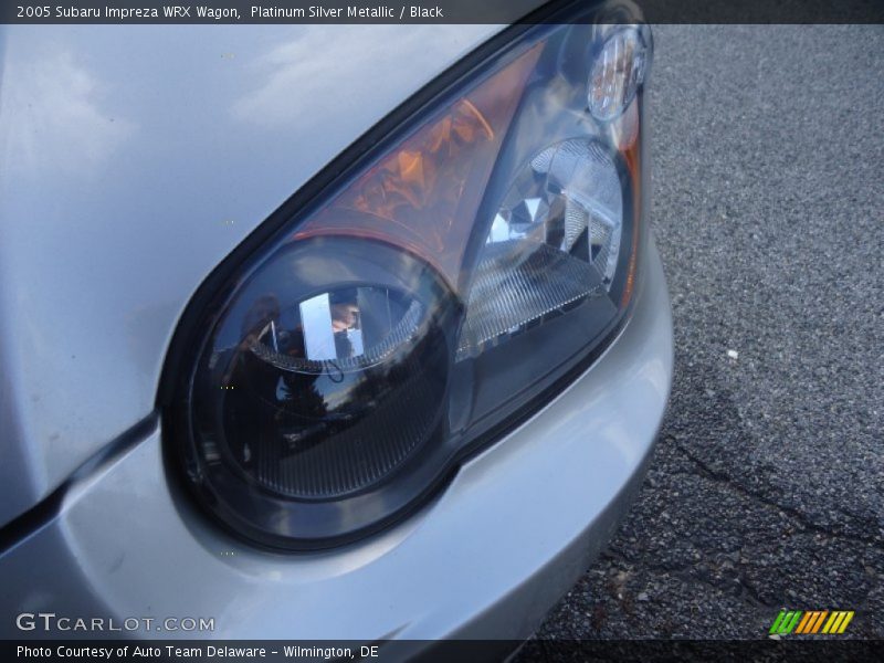 Platinum Silver Metallic / Black 2005 Subaru Impreza WRX Wagon
