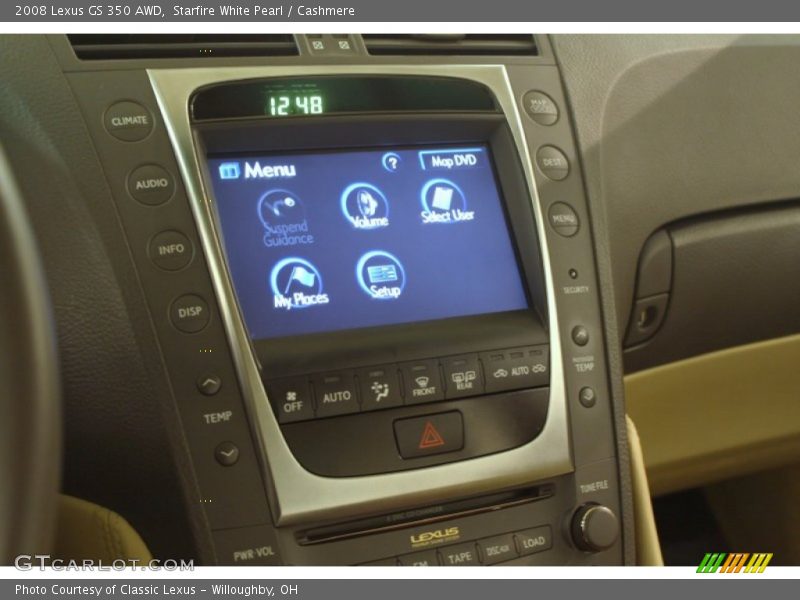 Starfire White Pearl / Cashmere 2008 Lexus GS 350 AWD