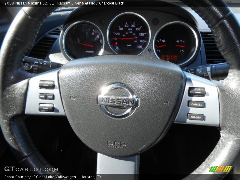 Radiant Silver Metallic / Charcoal Black 2008 Nissan Maxima 3.5 SE
