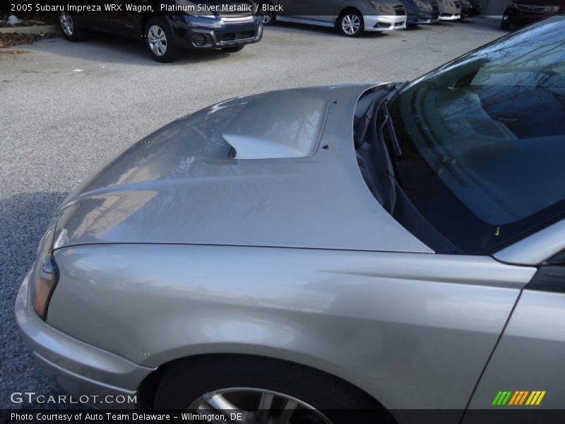 Platinum Silver Metallic / Black 2005 Subaru Impreza WRX Wagon