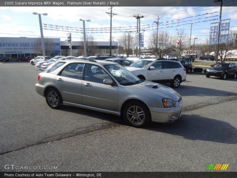 Platinum Silver Metallic / Black 2005 Subaru Impreza WRX Wagon