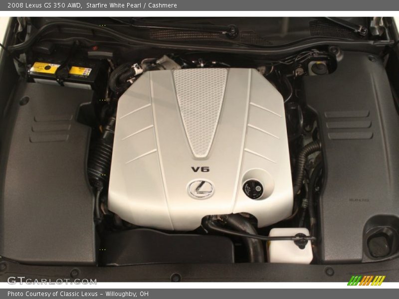 Starfire White Pearl / Cashmere 2008 Lexus GS 350 AWD