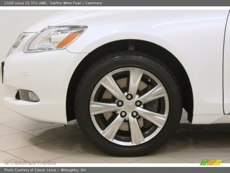 Starfire White Pearl / Cashmere 2008 Lexus GS 350 AWD