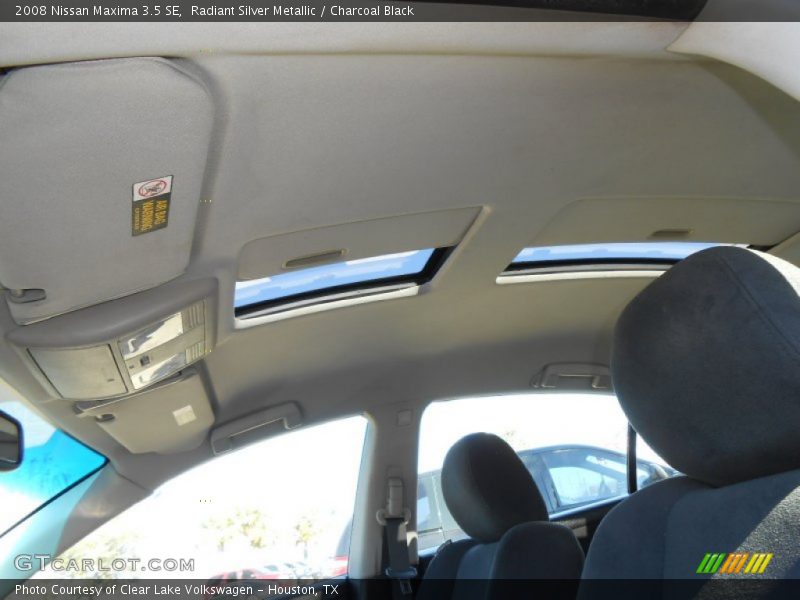 Radiant Silver Metallic / Charcoal Black 2008 Nissan Maxima 3.5 SE