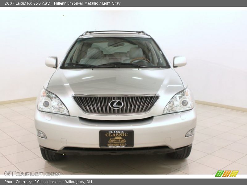 Millennium Silver Metallic / Light Gray 2007 Lexus RX 350 AWD