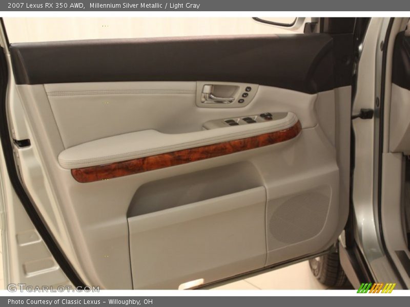 Millennium Silver Metallic / Light Gray 2007 Lexus RX 350 AWD