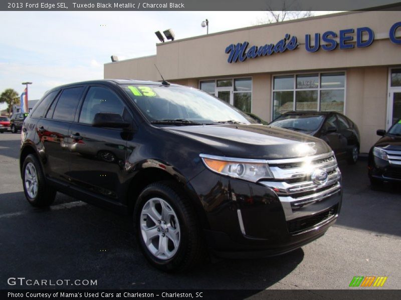 Tuxedo Black Metallic / Charcoal Black 2013 Ford Edge SEL