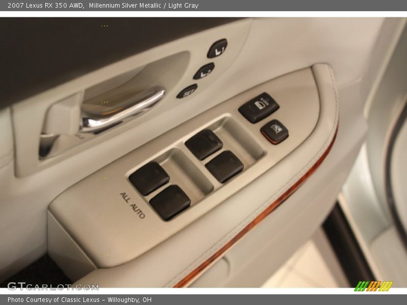 Millennium Silver Metallic / Light Gray 2007 Lexus RX 350 AWD