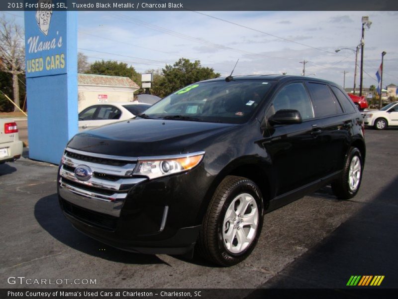 Tuxedo Black Metallic / Charcoal Black 2013 Ford Edge SEL