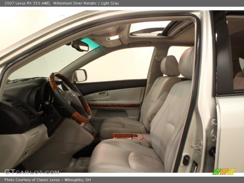 Millennium Silver Metallic / Light Gray 2007 Lexus RX 350 AWD