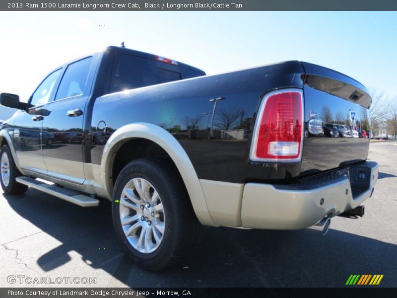 Black / Longhorn Black/Cattle Tan 2013 Ram 1500 Laramie Longhorn Crew Cab