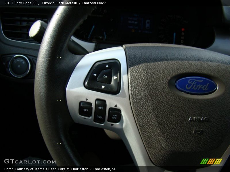 Tuxedo Black Metallic / Charcoal Black 2013 Ford Edge SEL