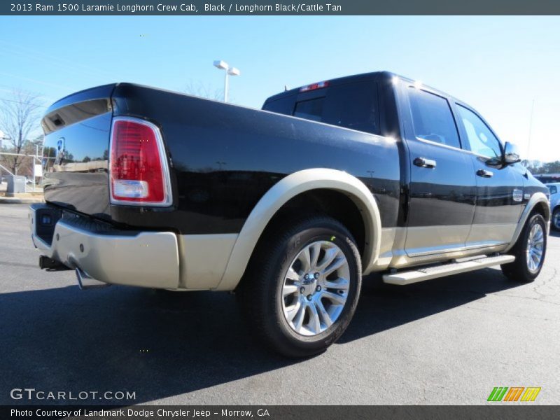 Black / Longhorn Black/Cattle Tan 2013 Ram 1500 Laramie Longhorn Crew Cab