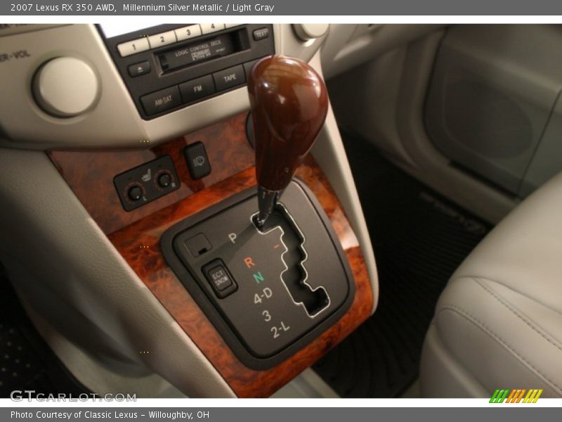 Millennium Silver Metallic / Light Gray 2007 Lexus RX 350 AWD