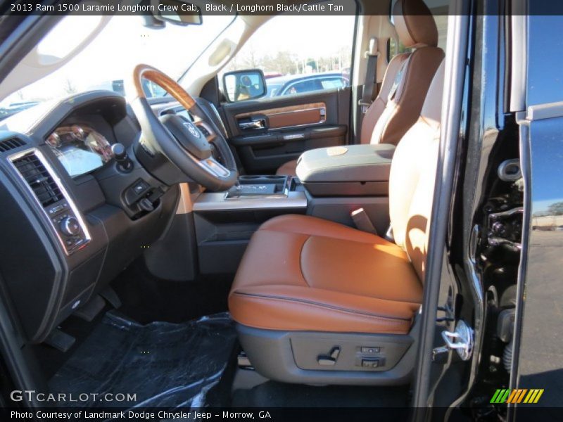  2013 1500 Laramie Longhorn Crew Cab Longhorn Black/Cattle Tan Interior