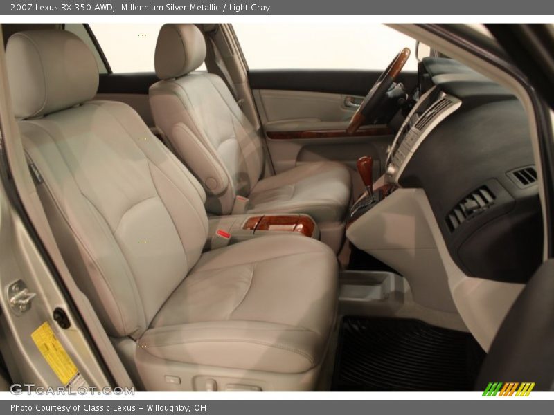 Millennium Silver Metallic / Light Gray 2007 Lexus RX 350 AWD