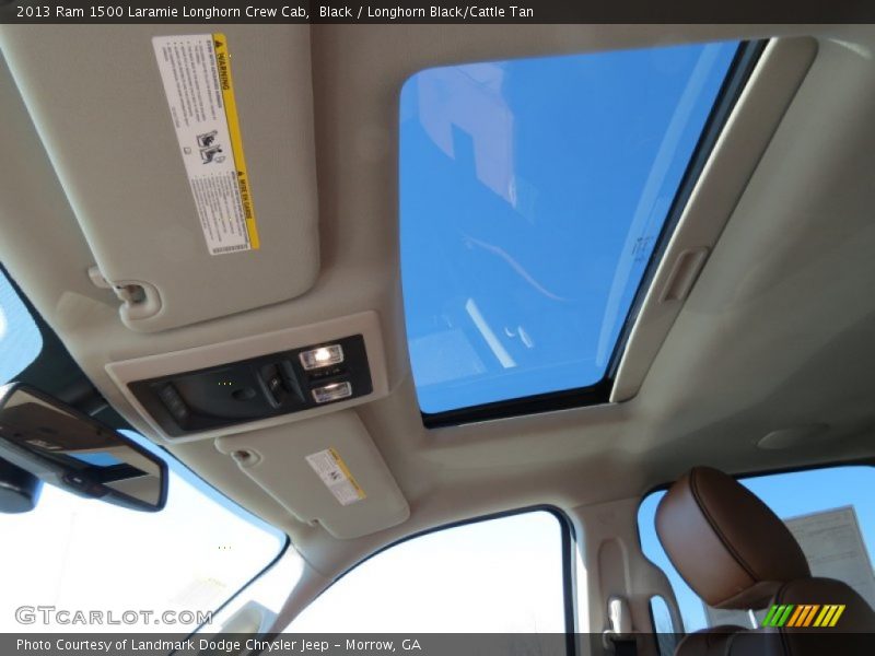 Black / Longhorn Black/Cattle Tan 2013 Ram 1500 Laramie Longhorn Crew Cab