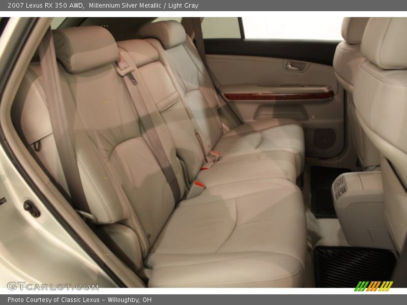 Millennium Silver Metallic / Light Gray 2007 Lexus RX 350 AWD