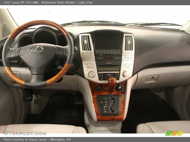 Millennium Silver Metallic / Light Gray 2007 Lexus RX 350 AWD