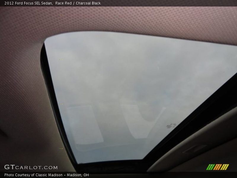 Race Red / Charcoal Black 2012 Ford Focus SEL Sedan