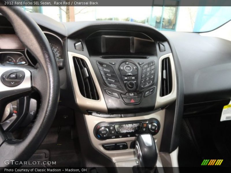 Race Red / Charcoal Black 2012 Ford Focus SEL Sedan