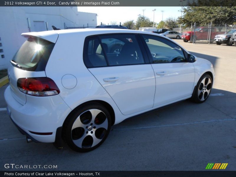 Candy White / Interlagos Plaid Cloth 2012 Volkswagen GTI 4 Door