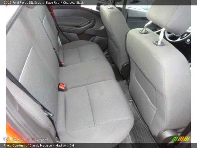 Race Red / Charcoal Black 2012 Ford Focus SEL Sedan