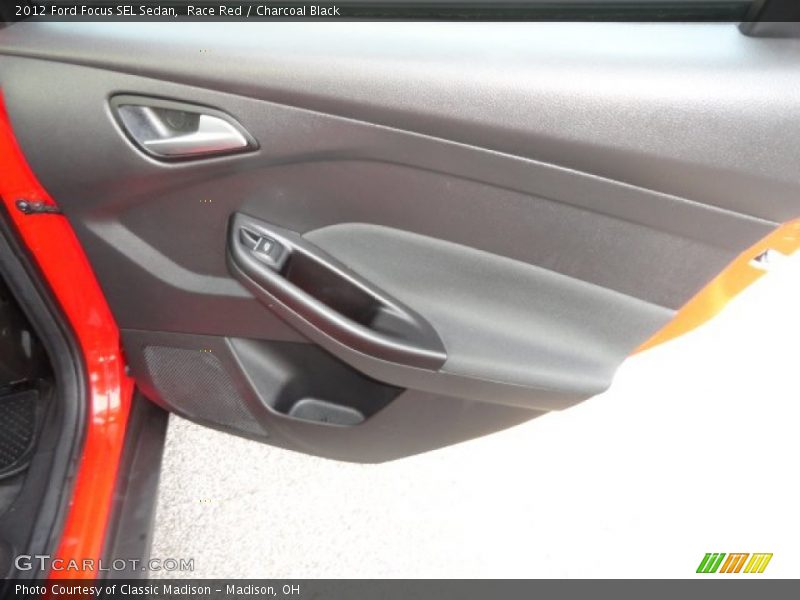 Race Red / Charcoal Black 2012 Ford Focus SEL Sedan