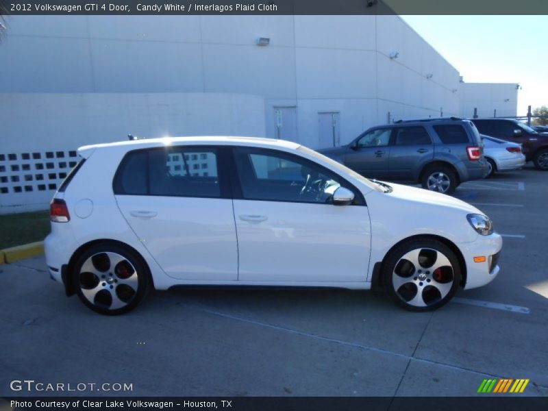 Candy White / Interlagos Plaid Cloth 2012 Volkswagen GTI 4 Door