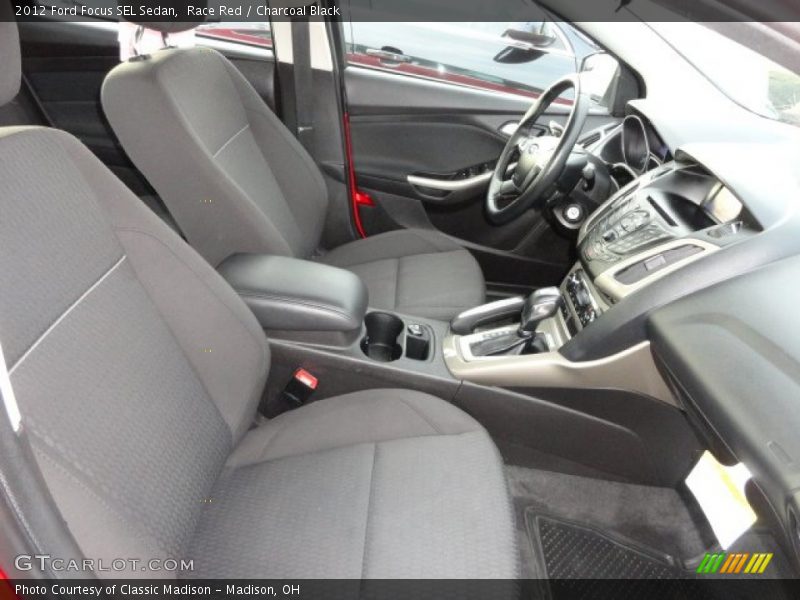 Race Red / Charcoal Black 2012 Ford Focus SEL Sedan
