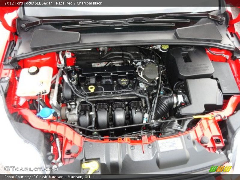 Race Red / Charcoal Black 2012 Ford Focus SEL Sedan
