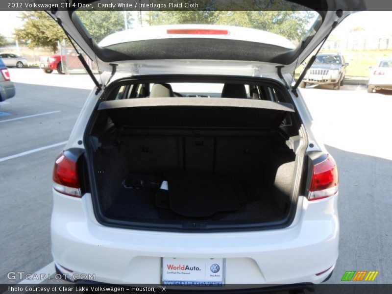 Candy White / Interlagos Plaid Cloth 2012 Volkswagen GTI 4 Door
