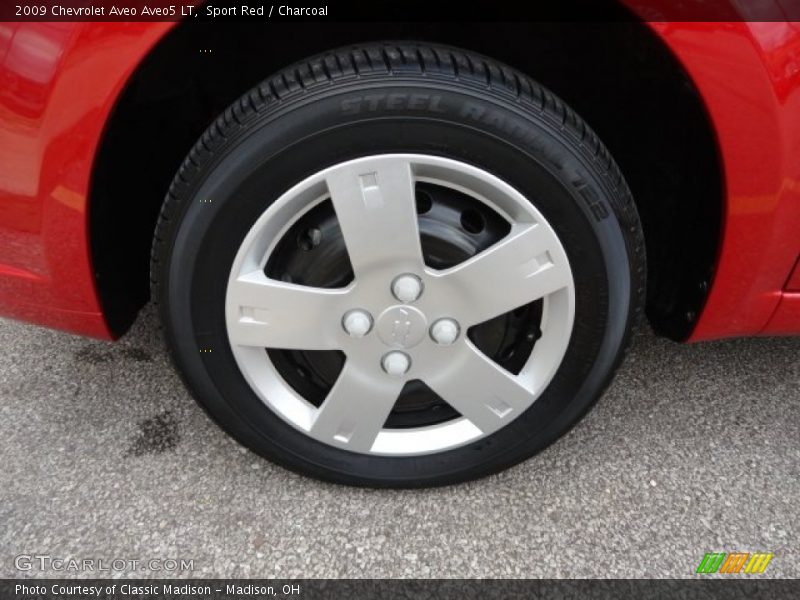 Sport Red / Charcoal 2009 Chevrolet Aveo Aveo5 LT