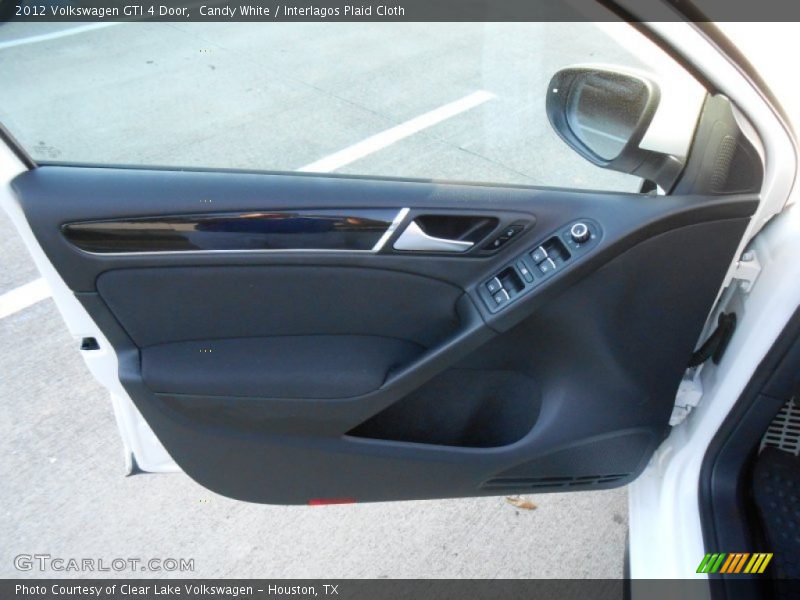Candy White / Interlagos Plaid Cloth 2012 Volkswagen GTI 4 Door