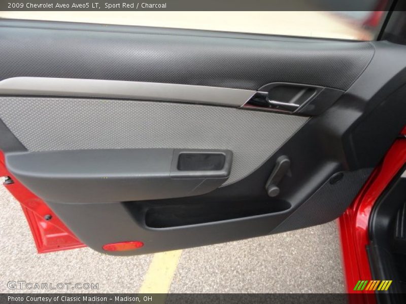 Sport Red / Charcoal 2009 Chevrolet Aveo Aveo5 LT