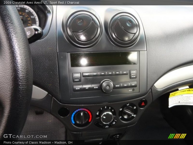 Sport Red / Charcoal 2009 Chevrolet Aveo Aveo5 LT