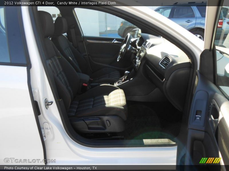 Candy White / Interlagos Plaid Cloth 2012 Volkswagen GTI 4 Door