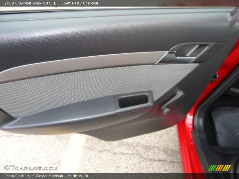 Sport Red / Charcoal 2009 Chevrolet Aveo Aveo5 LT